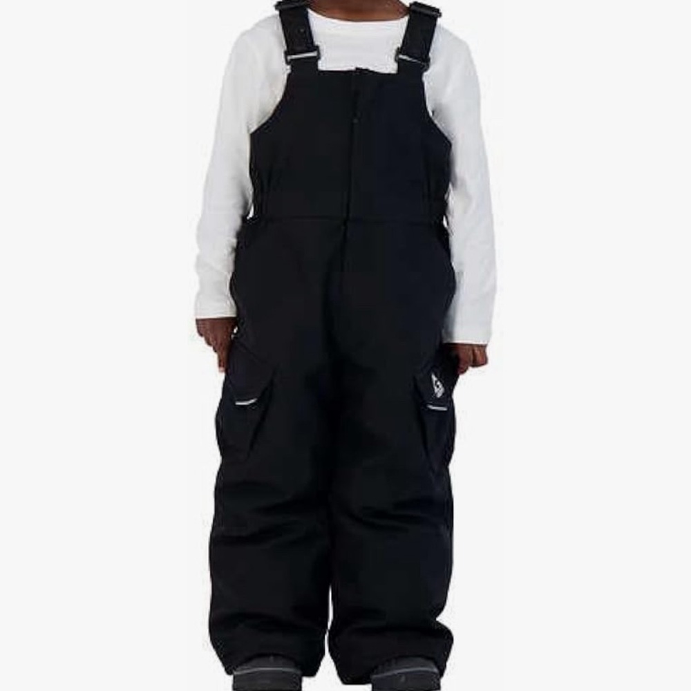 Gerry Kids Performance Snow Bib/Pants Adjustable Suspenders Black Size 4T NWOT